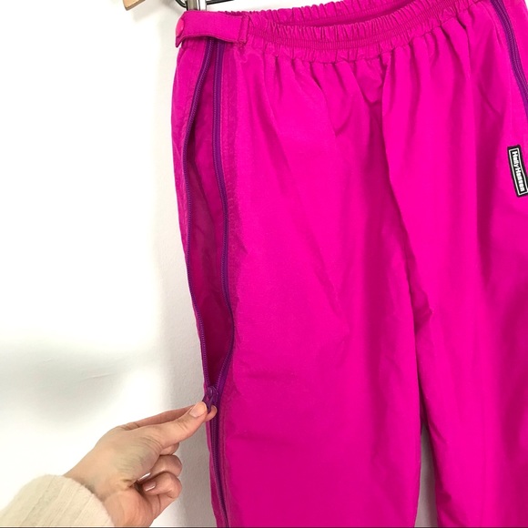 Helly Hansen Vintage Windbreaker Pant Neon Pink C1 - Picture 3 of 8